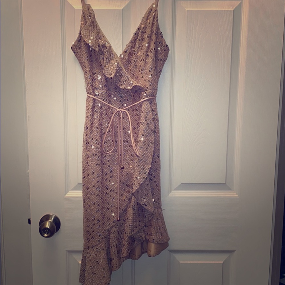 Clear out sale!! Pink mermaid style mini dress